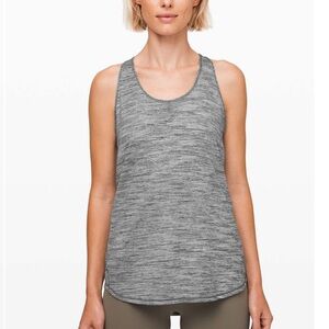 Lululemon heathered gray tank